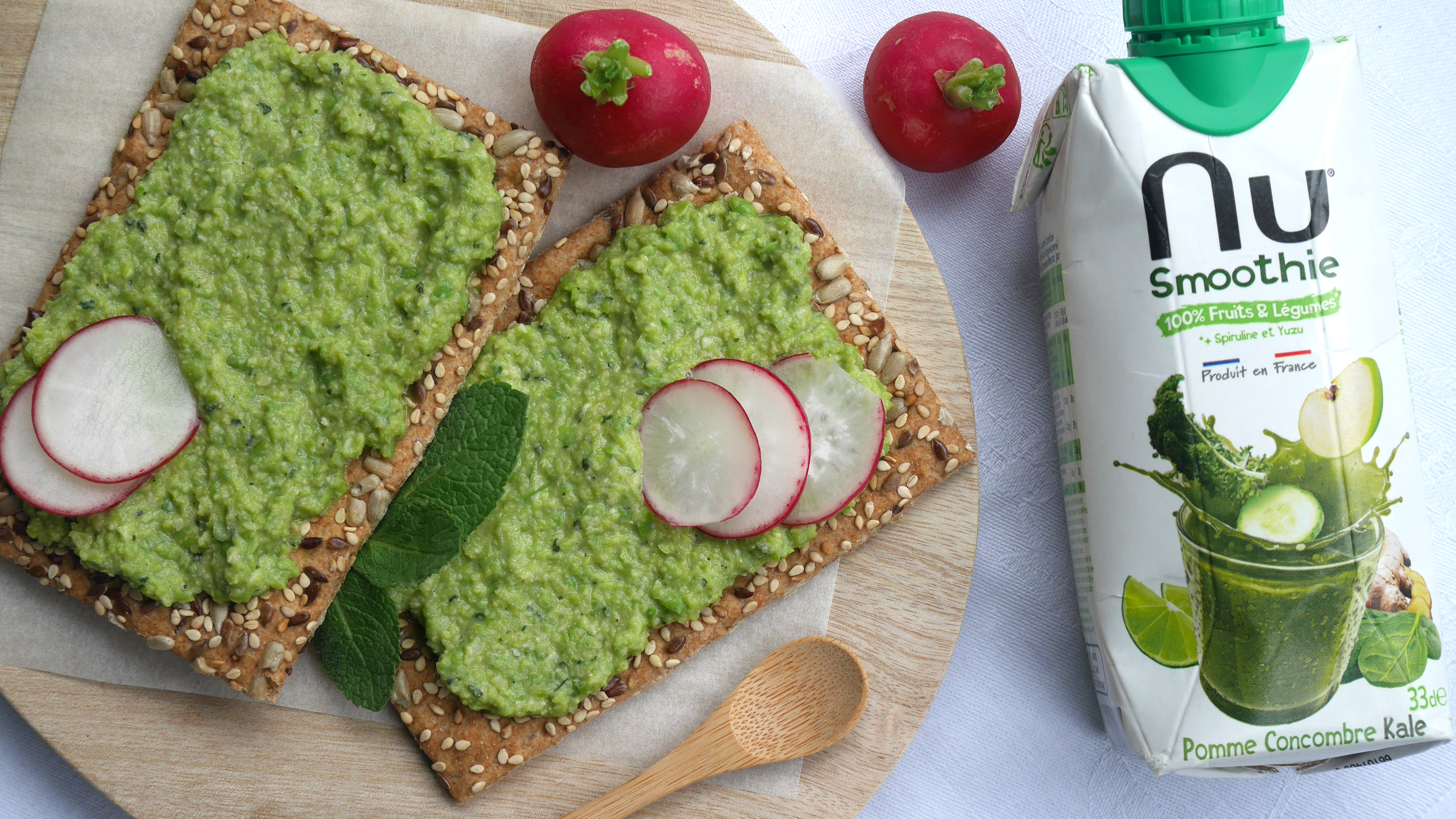 Houmous de petit pois